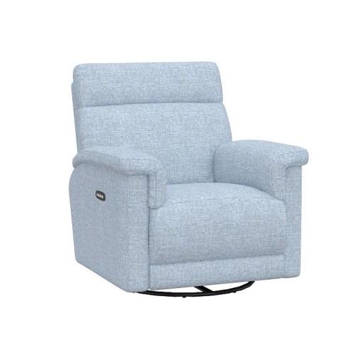 Dream Deluxe Recliner Power Recliner Eco Performance Weave Chambray