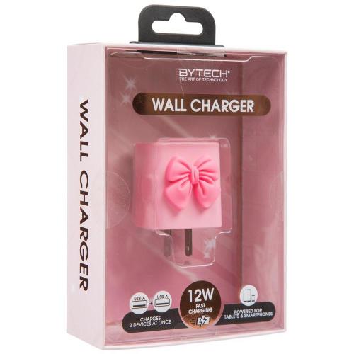 Pink Bow Wall Charger