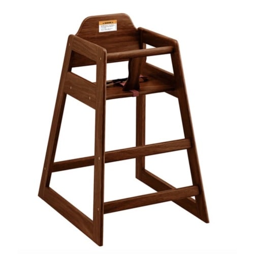 Dark Wood High Chair