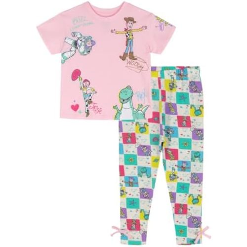 Disney Girls' 2-Piece T-Shirt and Pants Set for Baby & Kids