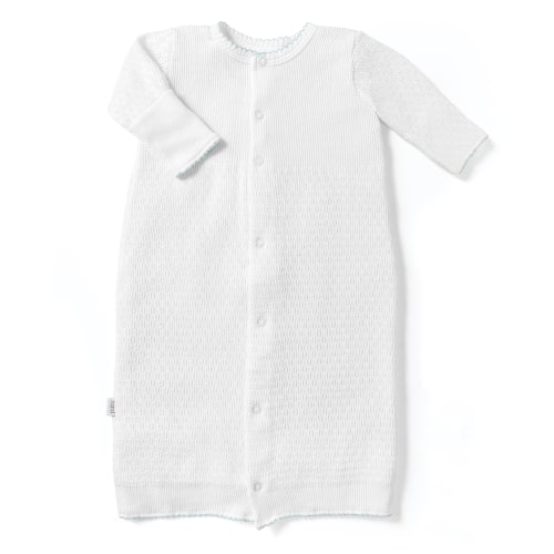 Paty Knit Gown with Full Snap Front