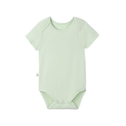 Short Sleeve Unisex Baby Bodysuits, Stylish, Comfortable Ultra Soft Rayon Made From Bamboo Material