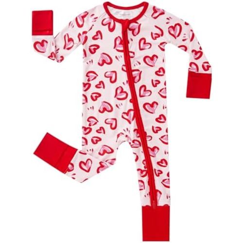 pureborn Baby Infant Boys Girls Sleeper Snug Fit Viscose from Bamboo Pajamas 0-24 Months