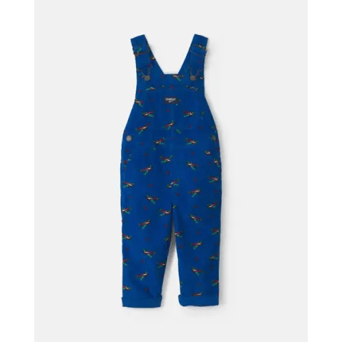 Toddler Boy Airplane Corduroy Overalls - Blue - OshKosh B'gosh | Carter's