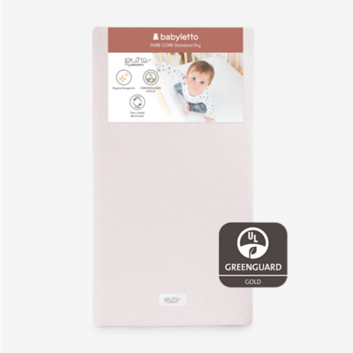 Babyletto Pure Core Crib Mattress w/ Dry Waterproof Cover (2-Stage)