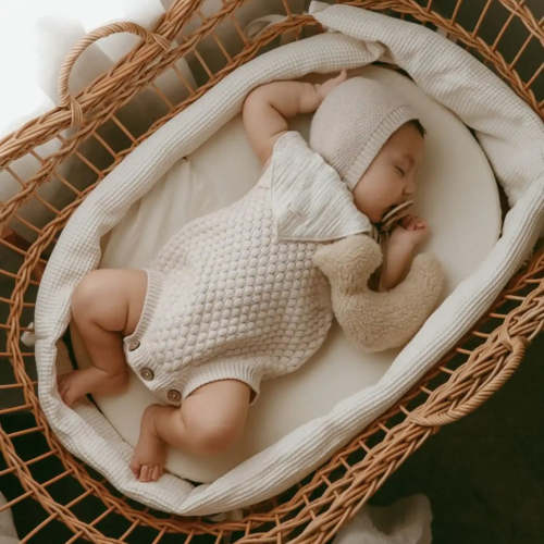 JASPER ROMPER | LIGHT OATMEAL MARLE