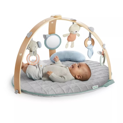 Ingenuity Cozy Spot Reversible Duvet Activity Gym Grey