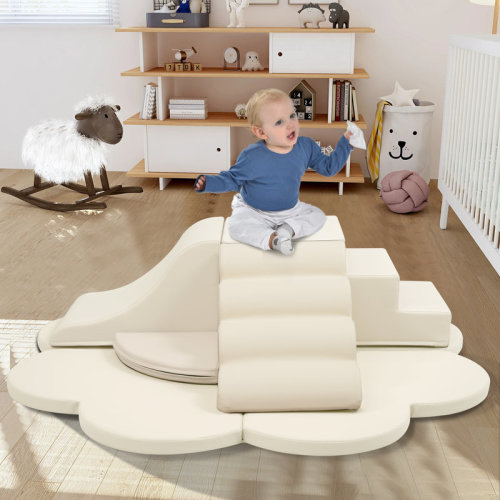 SENCHO GINSYTALIOR Soft Foam Block Play Structures Climbers for Child Development, 6-Piece Baby Foam Climbing Foam, Climbing Crawling Toys Soft Foam Blocks Activity Play Set | Wayfair