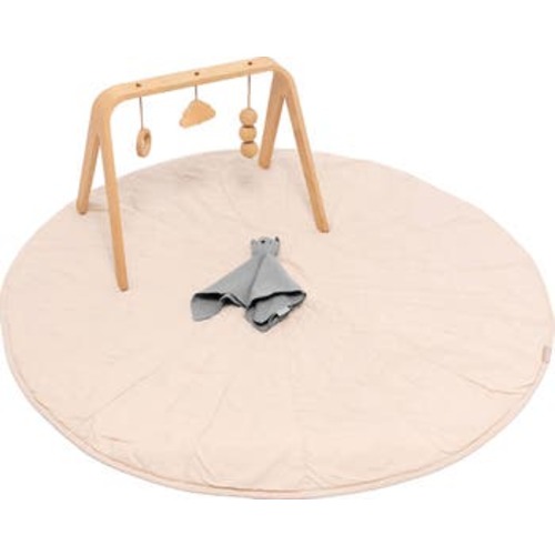 Linen & Cotton Reversible Quilted Play Mat