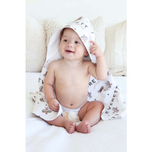 Personalized Hooded Towel | Take Flight