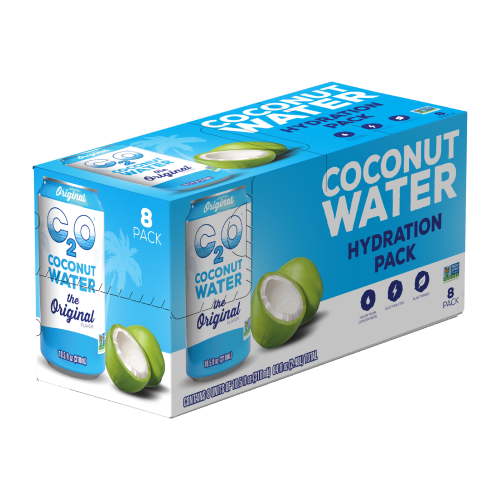 C2O, Coconut Water, 10.5 fl oz, 8 Pack, Made from Young Green Coconuts