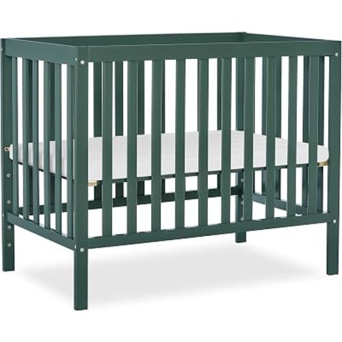 Dream On Me Edgewood 4-in-1 Mini Crib, Converts to Twin, GREENGUARD Gold