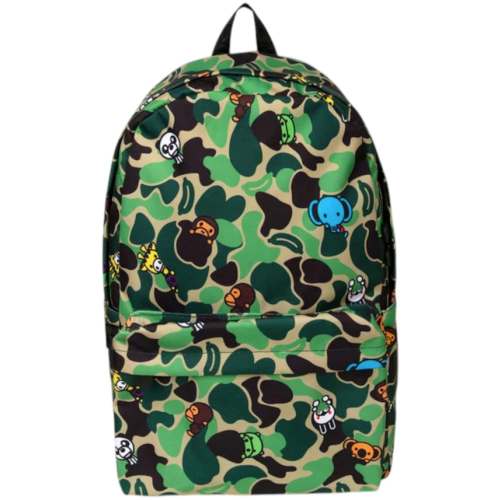 BAPE ABC Milo All Friends Large Backpack (SS25) Green
