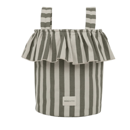 Basket Rayas - Bottle + Sand · Minicoton