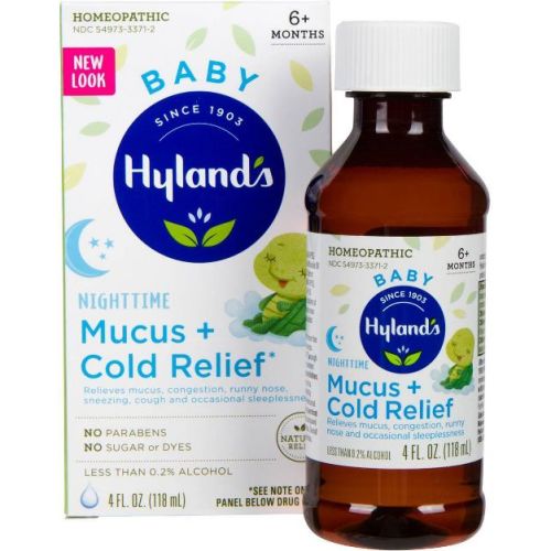 Hyland's Naturals Baby Nighttime Mucus & Cold Relief Syrup - 4 fl oz