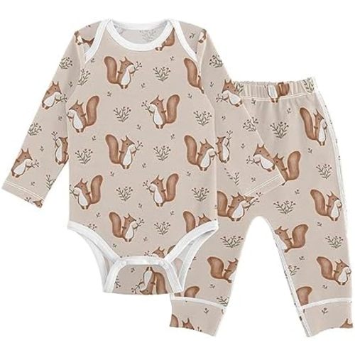 vvfelixl Baby Bodysuits Pants Sets Guitar Headphones Long Sleeve Baby Clothes For Boys Girls 0-24M Black