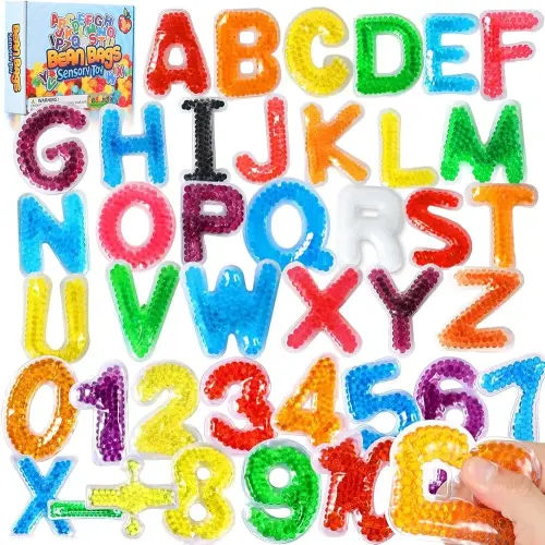 LESONG Alphabet Letters Sensory Toys for Kids (Letter & Number)