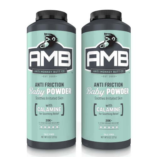 Anti Monkey Butt Baby Powder 16oz, Prevents Diaper Rash, Cornstarch and Calamine Formula