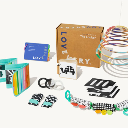 The Looker Play Kit | Toys for Newborn to 12 Week Olds | Lovevery