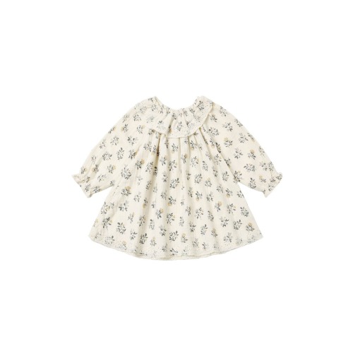 Kids' Isla Long Sleeve Organic Cotton Dress & Bloomers Set