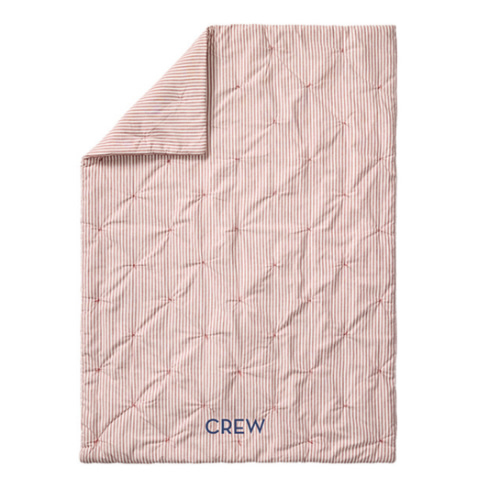 Chris Loves Julia Yarn-Dyed Stripe Baby Quilt | Pottery Barn Kids