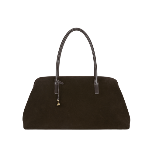 Espresso Suede Club Bag