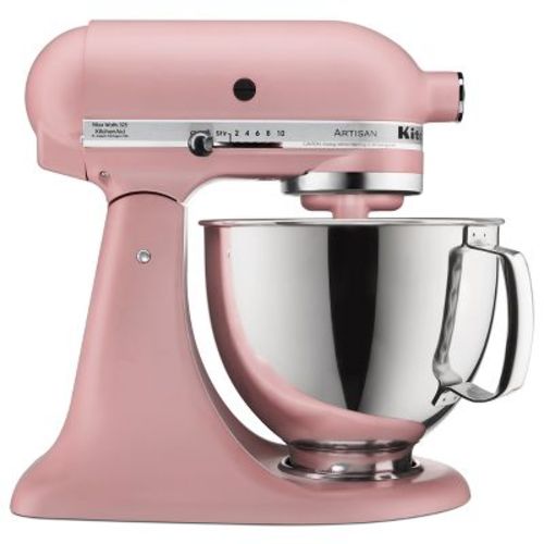 KitchenAid Artisan Series 5qt Tilt-Head Stand Mixer Dried Rose: 10 Speeds, 325 Watts, Metal, Dishwasher-Safe