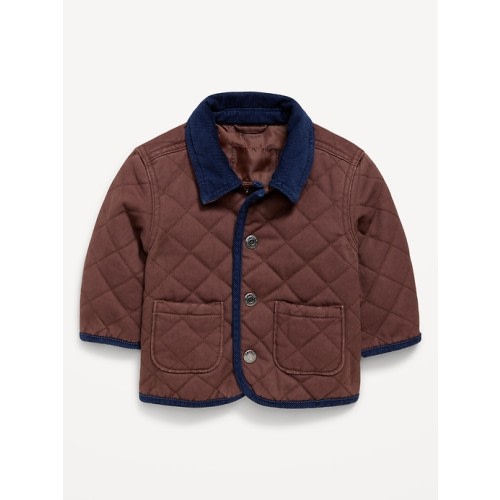 Quilted Twill Barn Coat for Baby (0-3 Month)