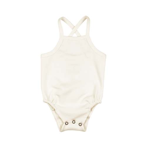 Buttercream | Organic Criss-Cross Bodysuit – L'ovedbaby