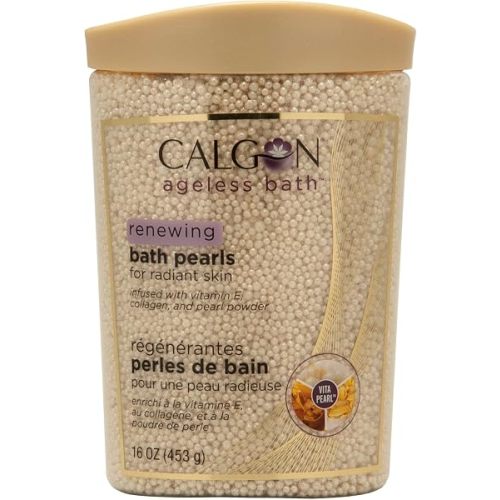 Calgon Ageless Bath Series Renewing Pearls, 16 oz.