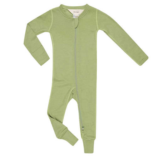 Basics Merino Wool Onesie Pistachio