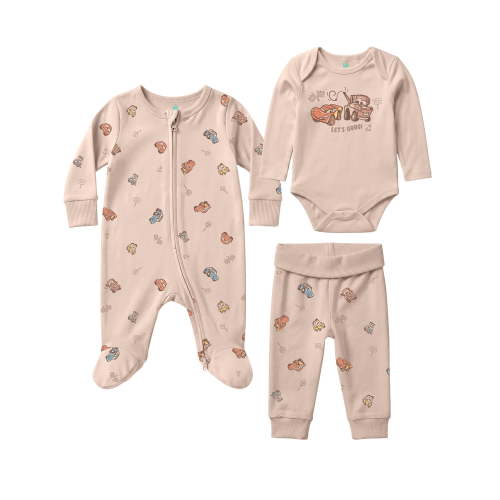 Cars Baby Boy Coverall and Pant Set, Sizes Newborn-9 Months
