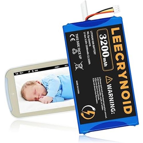 Replacement for Infant Optics DXR-8 Pro Battery, Sp 554478 3.85V 3200mAh Battery Fits for Video Baby Monitor (Not Compatible with DXR-8)