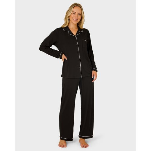 Multi Colour Womens Button Down Jersey Pyjama Set | Best&Less™ Online
