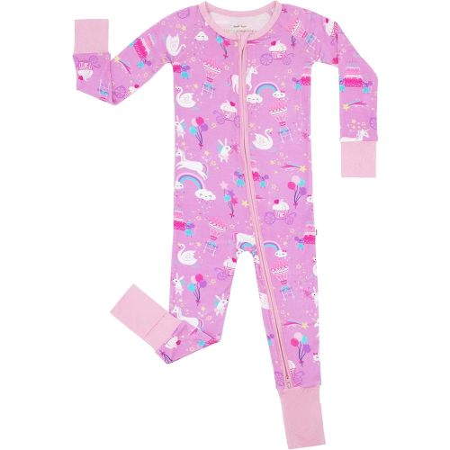 Little Sleepies Pajamas for Baby Boys & Girls, Viscose from Bamboo Baby Pajamas, Preemie & Newborn Sleepers, 2-Way Zipper PJs