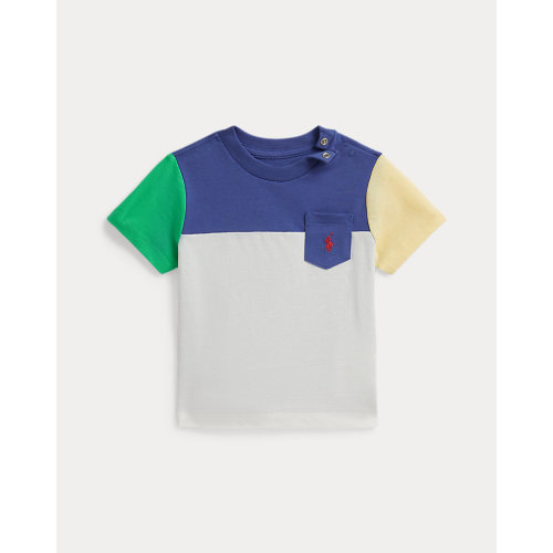 Color-Blocked Cotton Jersey Tee