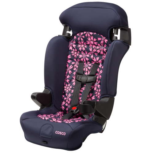 Cosco Kids Finale 2-in-1 Booster Car Seat, Pink Amaryllis, Toddler, Unisex