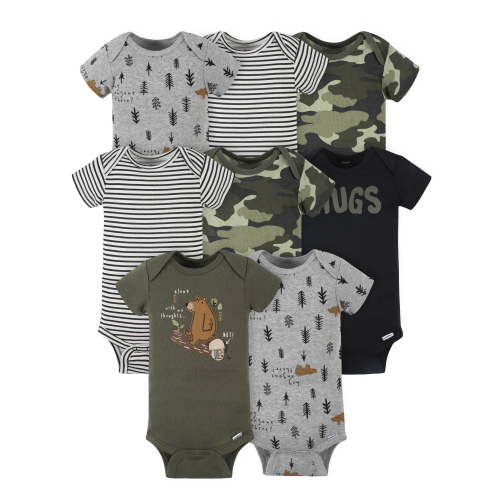 Gerber Baby Boy´s Short Sleeve Onesies Bodysuits, 8-Pack