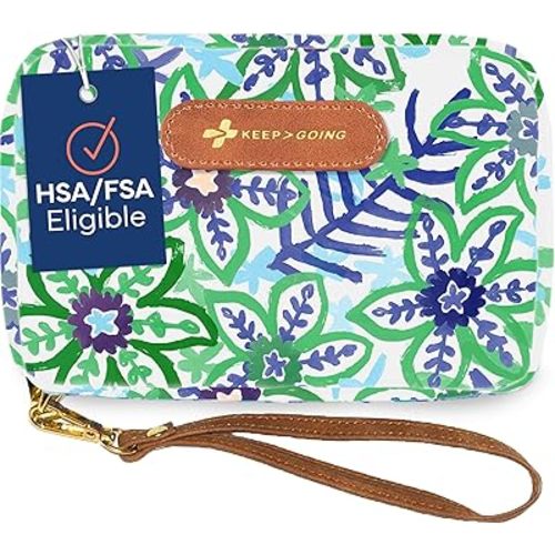 KeepGoing Travel First Aid Kit for Kids – 130 Pc. for Car, Home, Purse, Diaper Bag & Backpack with Latex-Free Bandages - Mini First Aid Kit Travel Size TSA-Approved