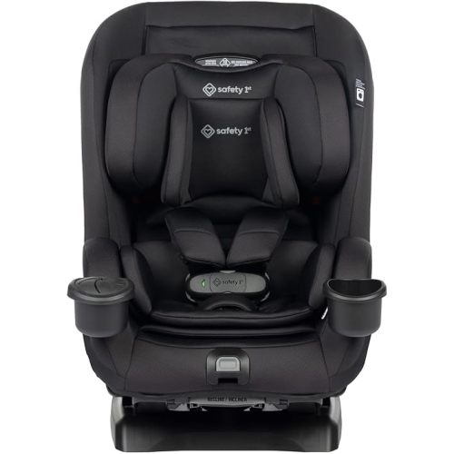Safety 1st EverSlim 4-in-1 Convertible All-in-One Car Seat, infant to toddler, rear and forward facing, booster mode, backless booster, Fits 3 across, Washable seat, Birth to 10 years, Hexagon Horizon