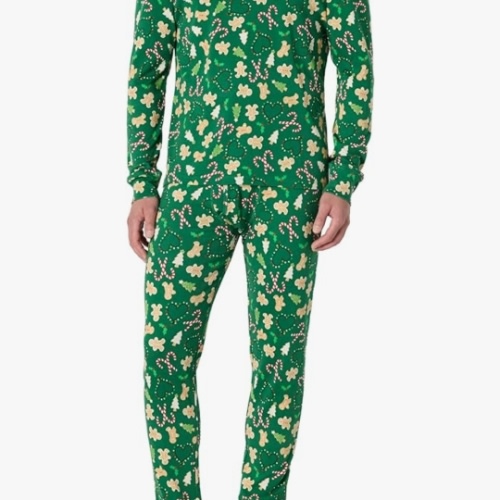 Amazon.com: Amazon Essentials Unisex Toddlers' Matching Holiday Family Pajama Sets, Dark Emerald Green Gingerbread, 4T : Clothing, Shoes & Jewelry