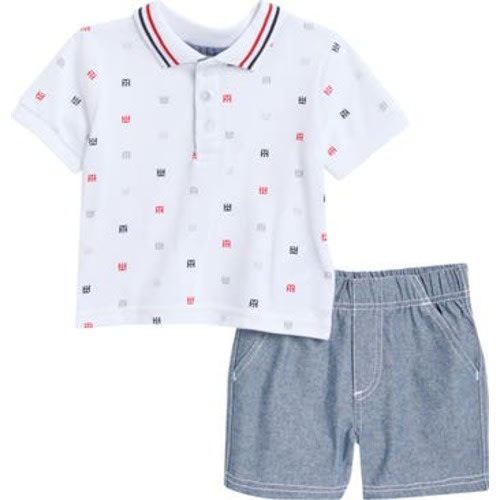 Monogram Polo & Shorts Set