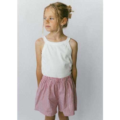 Ribbed Tank- White
