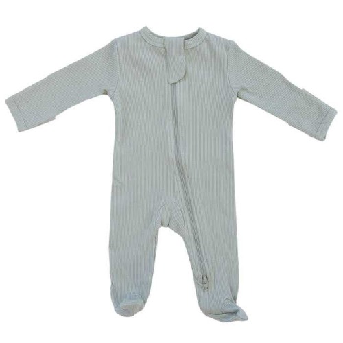 Organic Footed Zipper One-Piece