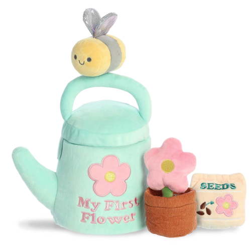 ebba - Small Multicolor Baby Talk - 7" My First Flower - Engaging Baby Stuffed Animal