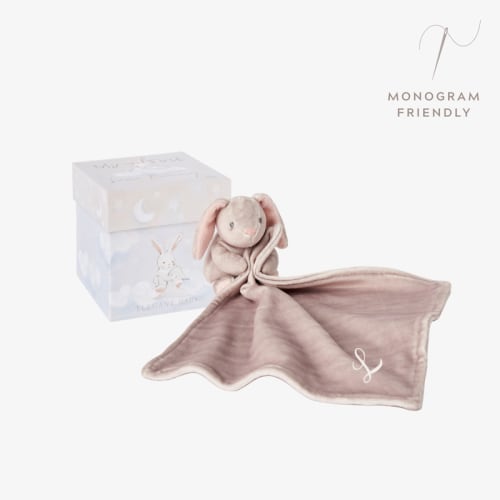Taupe Lovie Bunny Security Blankie w/ Gift Box TAUPE / O/S