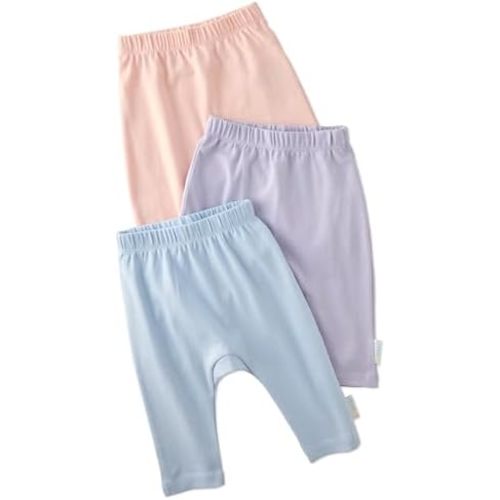 Harlowe 3-Pack Baby Pants 100% Organic Cotton for Baby Boys & Girls​