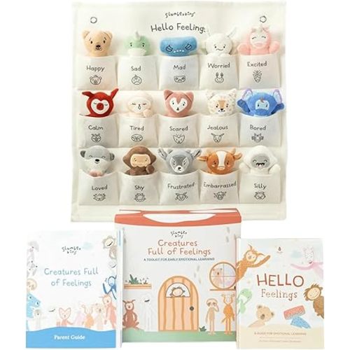 Slumberkins Creatures Full of Feelings Parenting Toolkit - Includes 15 Creatures to Help Children Build Emotional Awareness & Strengthen Connection with Themselves and Others