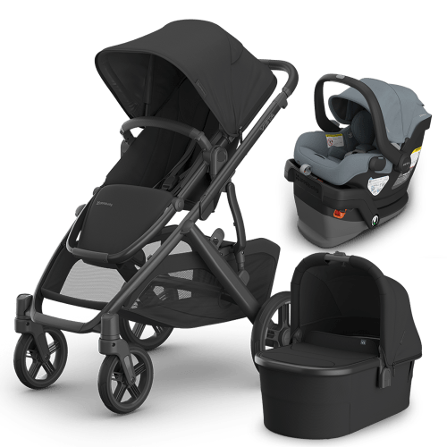 UPPAbaby Vista V3 Stroller + Bassinet + Mesa/Aria Travel System