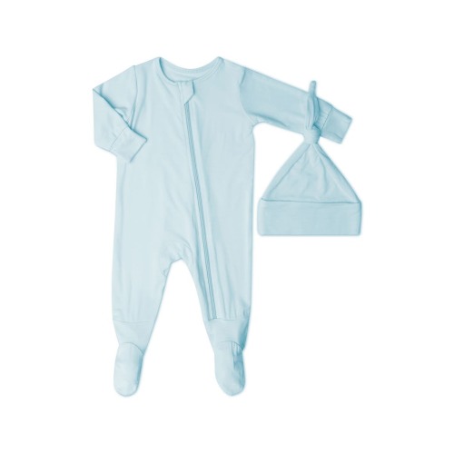 Jersey Long Sleeve Footie & Hat Set